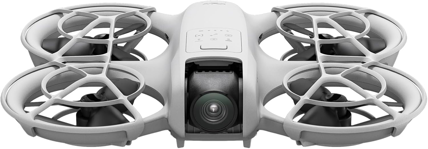 DJI Neo palm-sized drone in gray with 4K camera